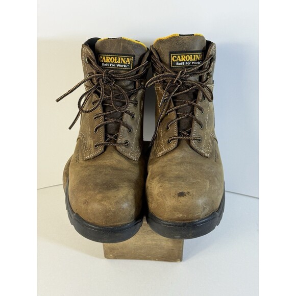 Carolina Waterproof Non Metallic Toe Work Boots CA3536 Men's Brown Size 9 D - Picture 6 of 13